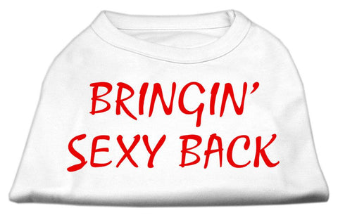 Bringin' Sexy Back Screen Print Shirts White XL (16)