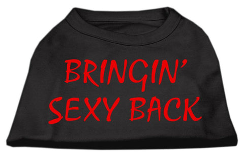 Bringin' Sexy Back Screen Print Shirts Black  XS (8)