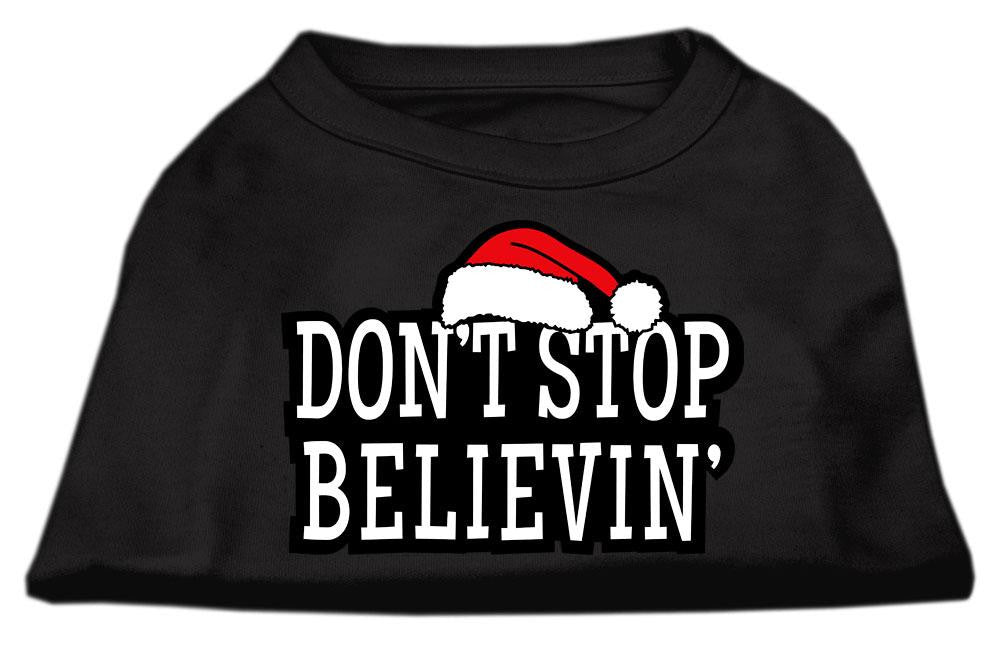 Don't Stop Believin' Screenprint Shirts Black L (14)