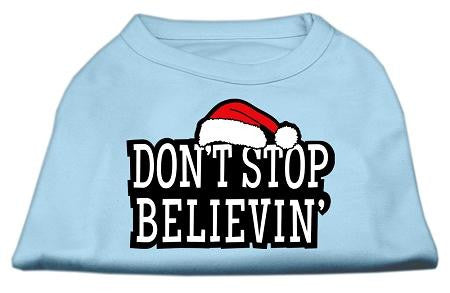 Don't Stop Believin' Screenprint Shirts Baby Blue XL (16)