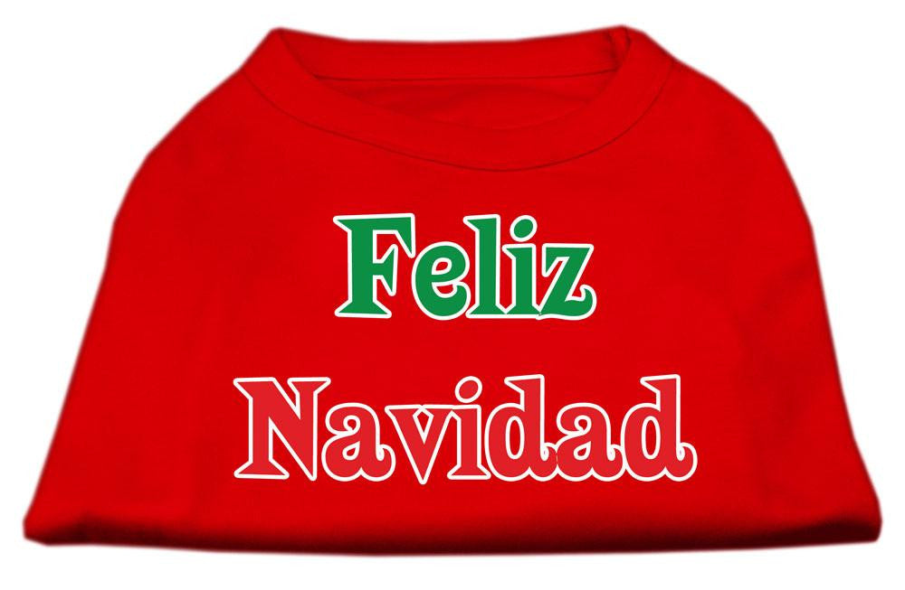 Feliz Navidad Screen Print Shirts Red XL (16)