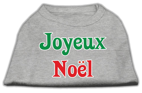 Joyeux Noel Screen Print Shirts Grey M (12)