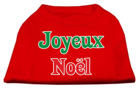 Joyeux Noel Screen Print Shirts Red S (10)