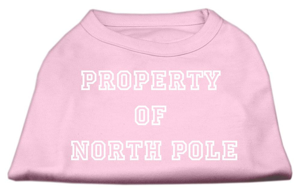 Property of North Pole Screen Print Shirts Pink L (14)