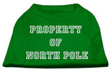 Property Of North Pole Screen Print Shirts