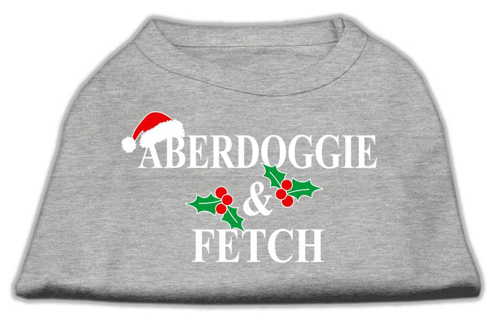 Aberdoggie Christmas Screen Print Shirt Grey L (14)