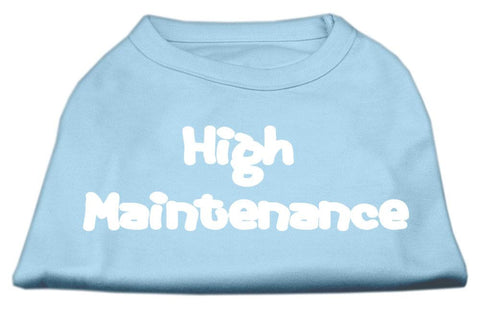 High Maintenance Screen Print Shirts  Baby Blue M (12)