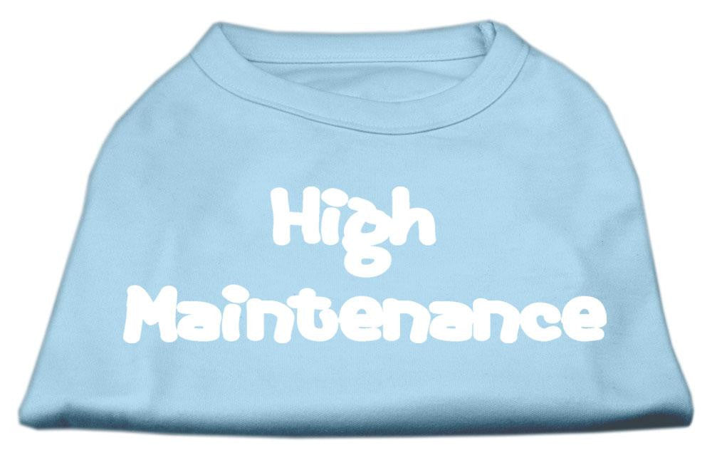 High Maintenance Screen Print Shirts  Baby Blue XL (16)