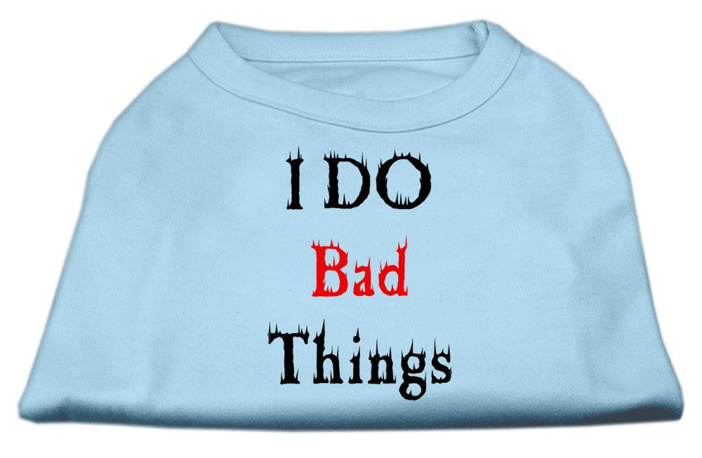 I Do Bad Things Screen Print Shirts Baby Blue M (12)