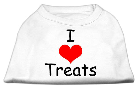 I Love Treats Screen Print Shirts White XL (16)