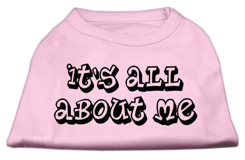 It's All About Me Screen Print Shirts Light Pink Lg (14)