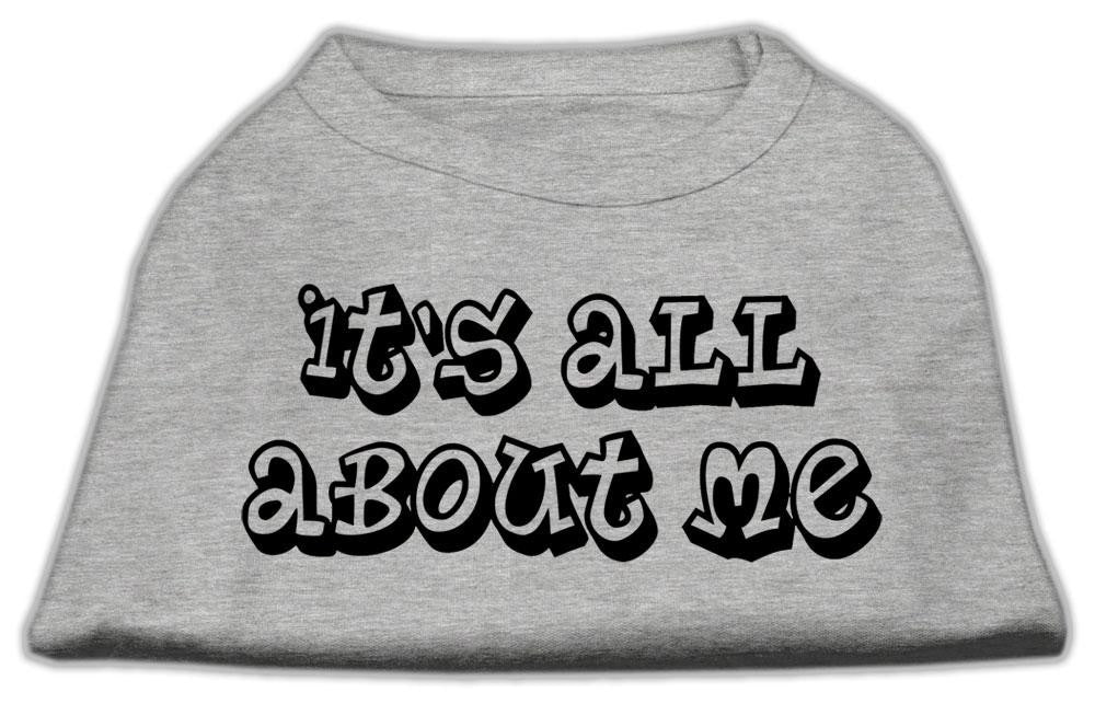 It's All About Me Screen Print Shirts Grey Med (12)