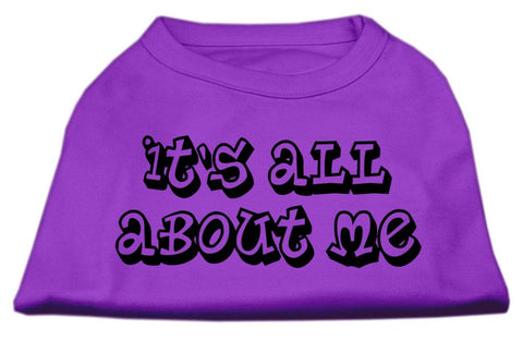 It's All About Me Screen Print Shirts Purple Med (12)