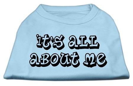 It's All About Me Screen Print Shirts Baby Blue XL (16)