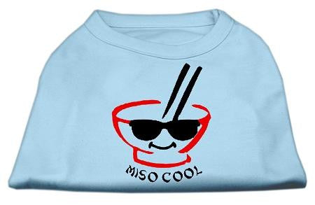 Miso Cool Screen Print Shirts Baby Blue Lg (14)