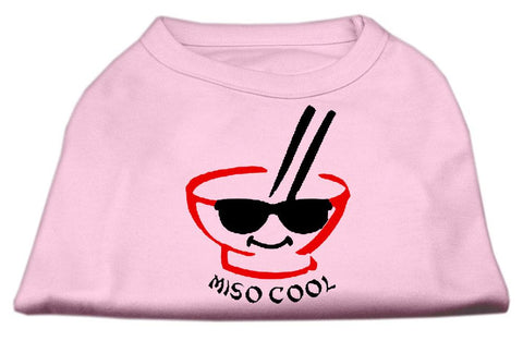 Miso Cool Screen Print Shirts Pink Lg (14)