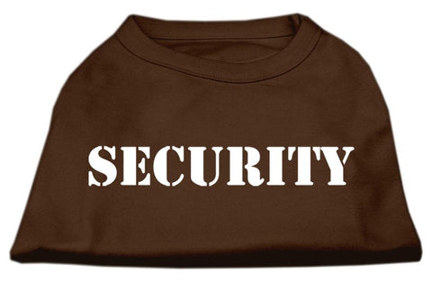 Security Screen Print Shirts Brown XL (16)