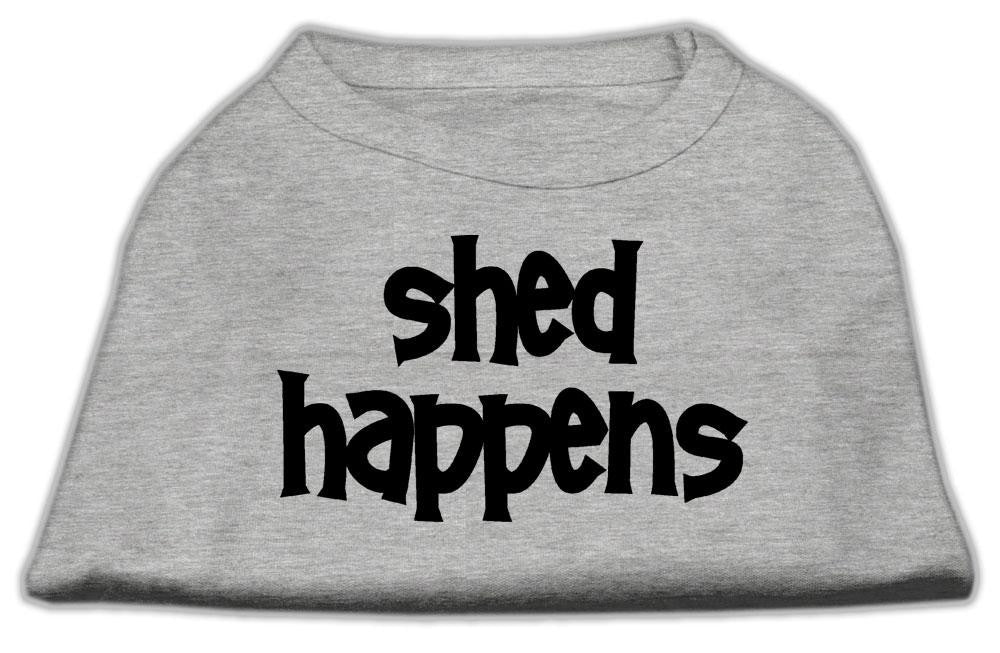 Shed Happens Screen Print Shirt Grey Lg (14)