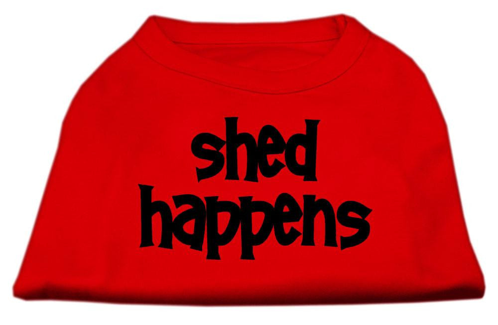 Shed Happens Screen Print Shirt Red Lg (14)