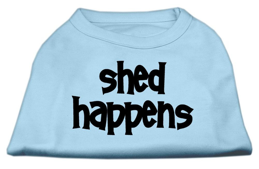 Shed Happens Screen Print Shirt Baby Blue XXL (18)