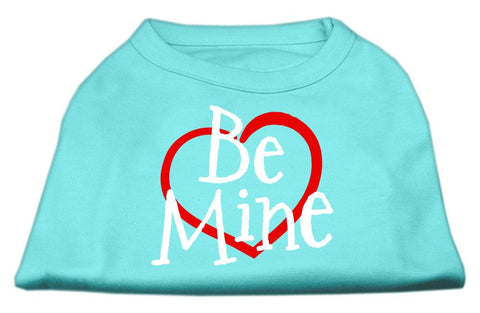 Be Mine Screen Print Shirt Aqua Med (12)