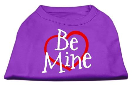 Be Mine Screen Print Shirt Purple XS (8)