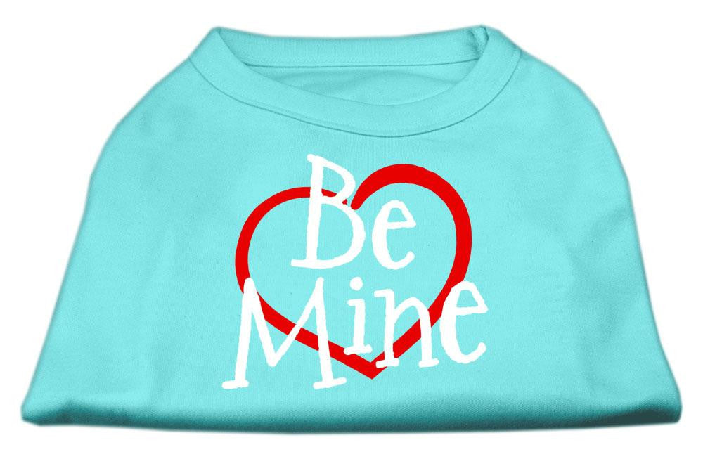 Be Mine Screen Print Shirt Aqua XXL (18)