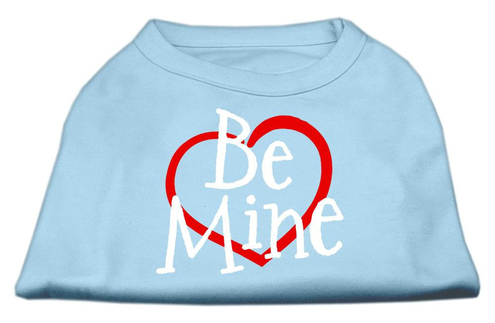 Be Mine Screen Print Shirt Baby Blue XXL (18)