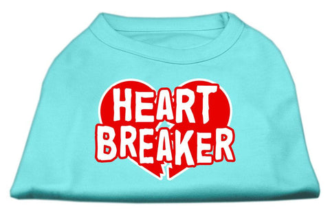 Heart Breaker Screen Print Shirt Aqua Med (12)