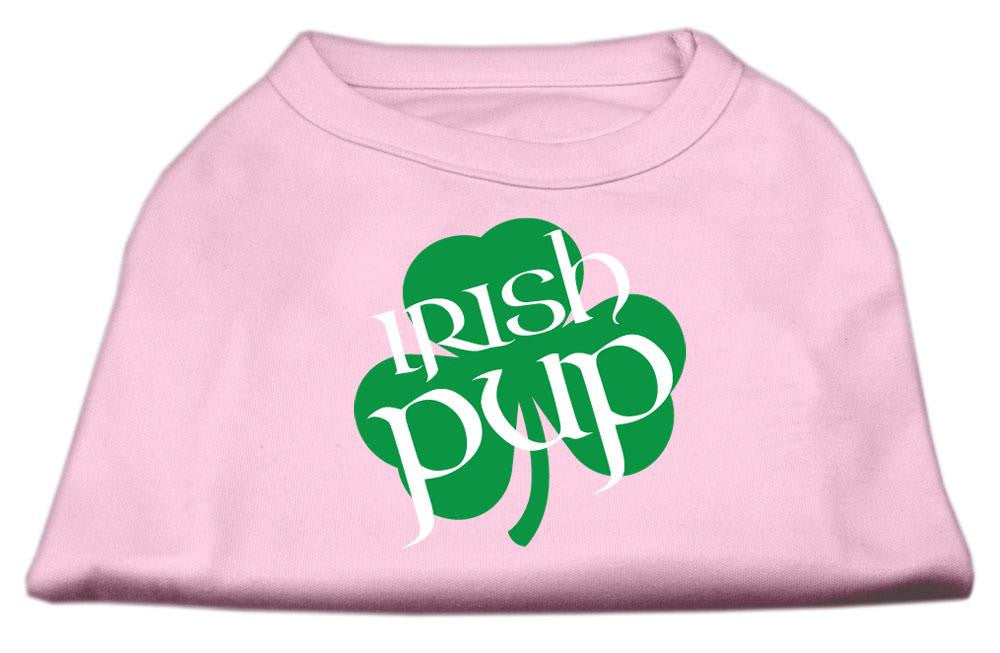 Irish Pup Screen Print Shirt Light Pink  Lg (14)