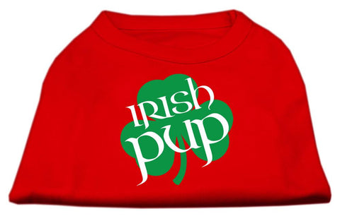 Irish Pup Screen Print Shirt Red Lg (14)