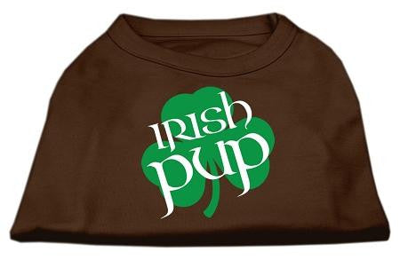 Irish Pup Screen Print Shirt Brown XL (16)