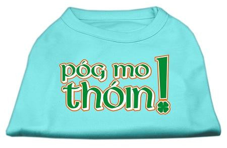 Pog Mo Thoin Screen Print Shirt Aqua XL (16)