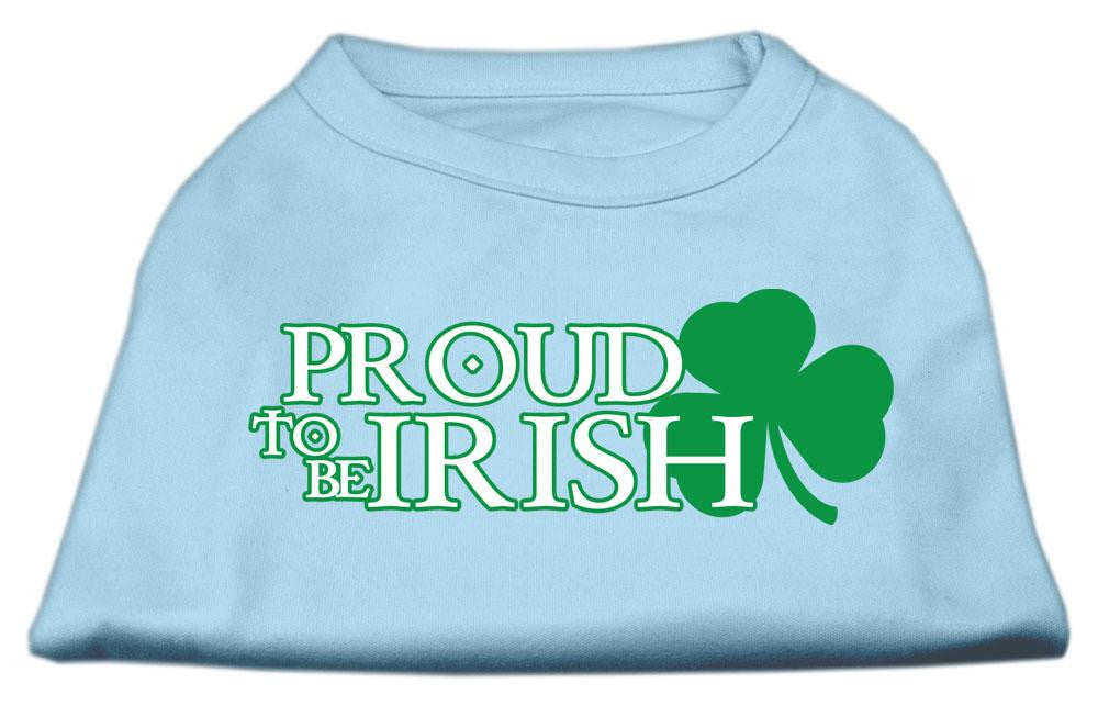 Proud to be Irish Screen Print Shirt Baby Blue XXL (18)