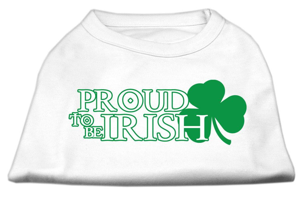 Proud to be Irish Screen Print Shirt White  XXXL (20)