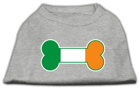 Bone Flag Ireland Screen Print Shirt Grey Lg (14)