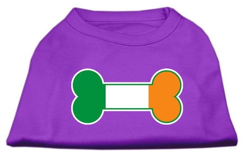 Bone Flag Ireland Screen Print Shirt Purple Med (12)