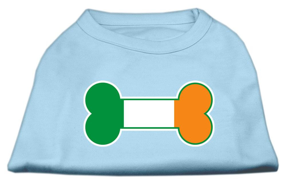 Bone Flag Ireland Screen Print Shirt Baby Blue XS (8)