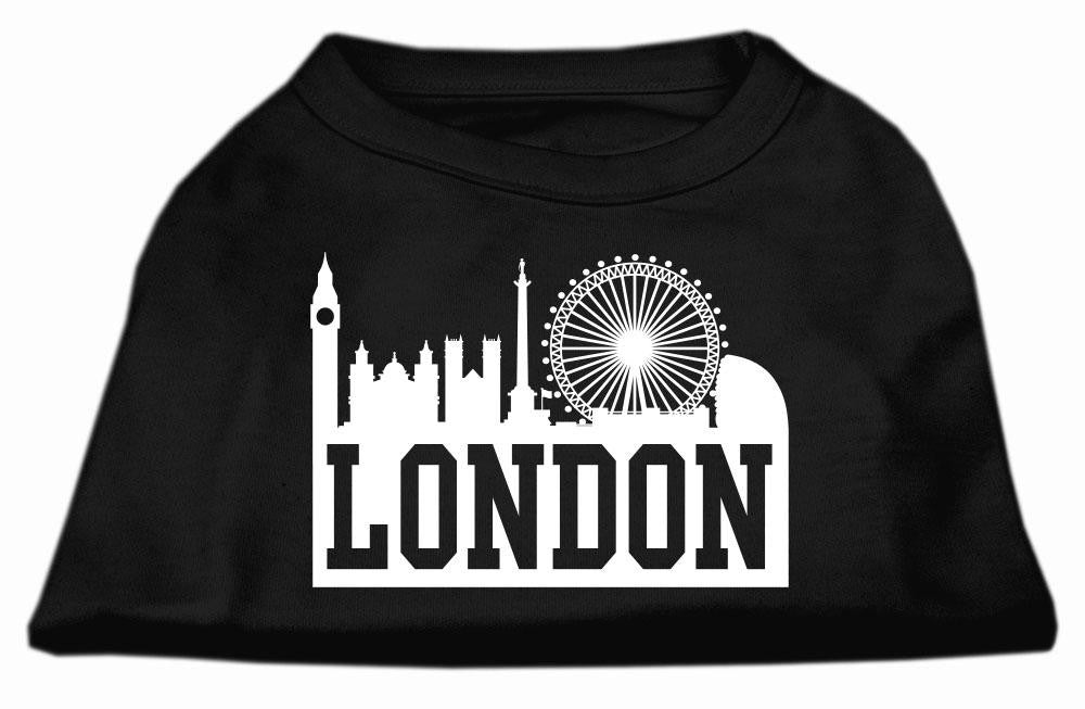 London Skyline Screen Print Shirt Black Sm (10)