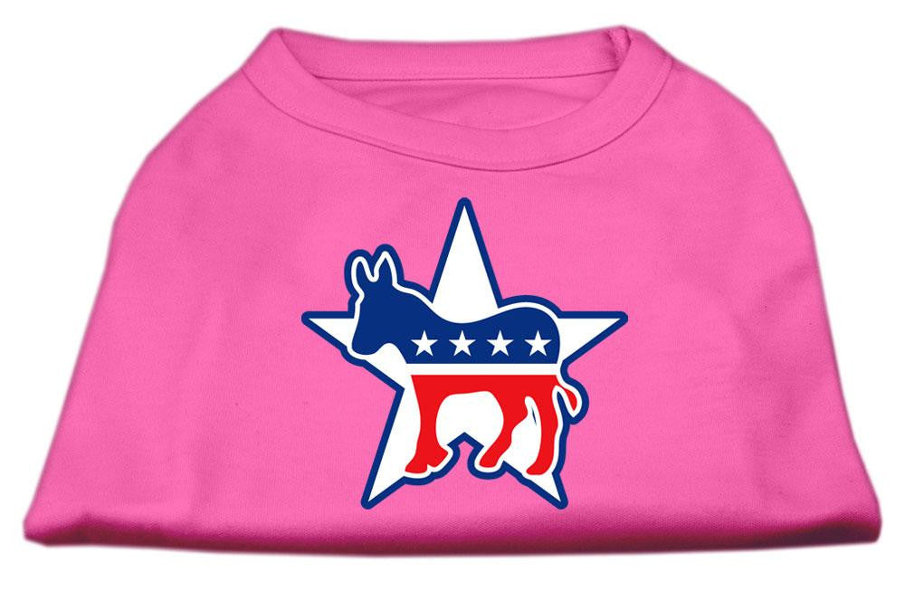 Democrat Screen Print Shirts Bright Pink XS (8)