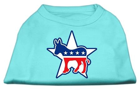 Democrat Screen Print Shirts Aqua XXXL(20)