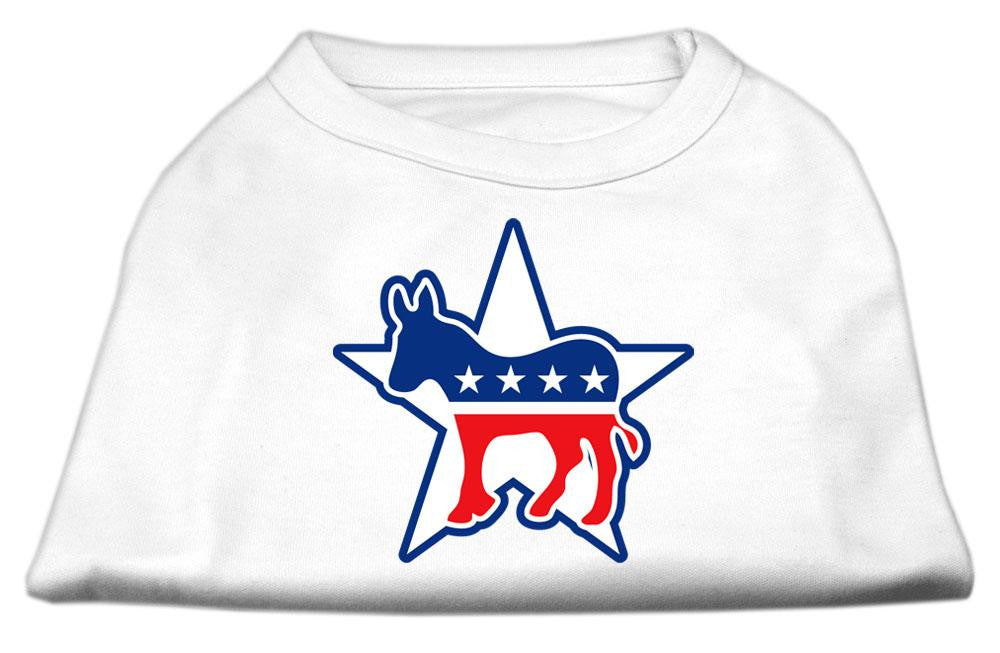 Democrat Screen Print Shirts White XXXL(20)