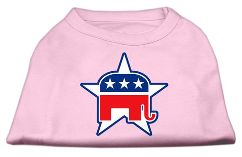 Republican Screen Print Shirts  Light Pink L (14)