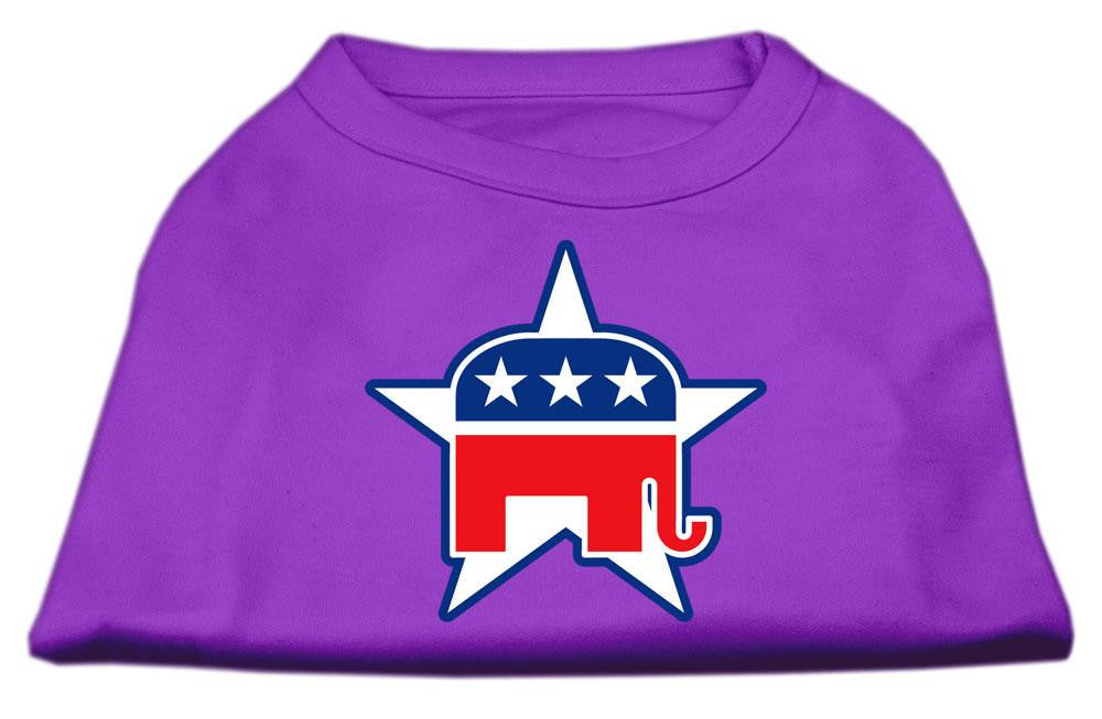 Republican Screen Print Shirts  Purple L (14)