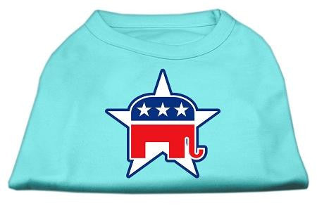 Republican Screen Print Shirts  Aqua M (12)