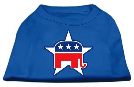 Republican Screen Print Shirts Blue Sm (10)