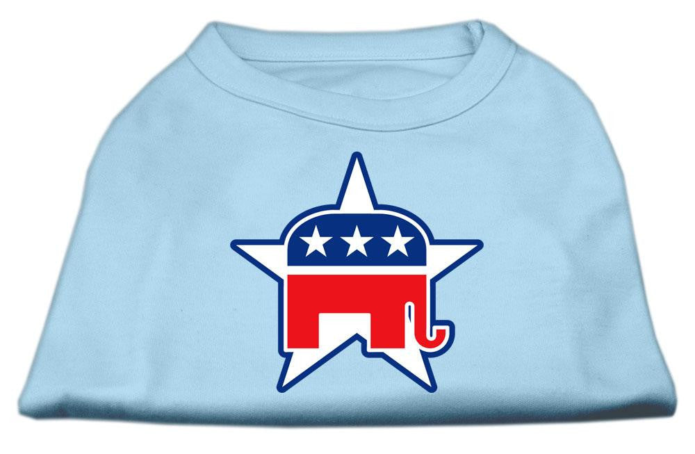 Republican Screen Print Shirts  Baby Blue XS (8)