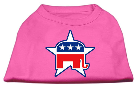 Republican Screen Print Shirts  Bright Pink XS (8)