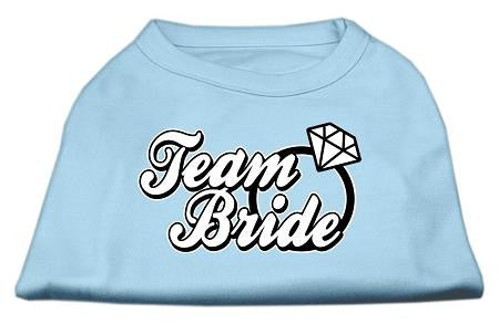 Team Bride Screen Print Shirt Baby Blue Lg (14)