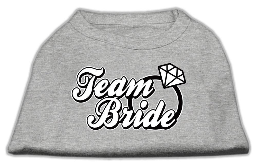 Team Bride Screen Print Shirt Grey XS (8)